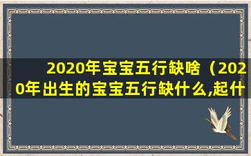 2020年宝宝五行缺啥（2020年出生的宝宝五行缺什么,起什么名字）