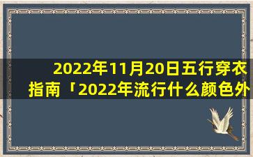 2022年11月20日五行穿衣指南「2022年流行什么颜色外套」