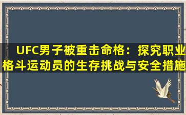 UFC男子被重击命格：探究职业格斗运动员的生存挑战与安全措施