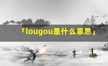 「lougou是什么意思」