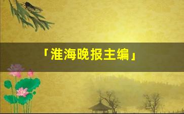 「淮海晚报主编」