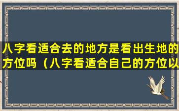 八字看适合去的地方是看出生地的方位吗（八字看适合自己的方位以出生地为准）