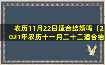 农历11月22日适合结婚吗（2021年农历十一月二十二适合结婚吗）