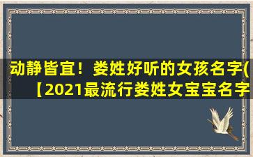 动静皆宜！娄姓好听的女孩名字(【2021最流行娄姓女宝宝名字大全】静心等待，好名字自会来！)