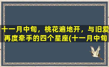 十一月中旬，桃花遍地开，与旧爱再度牵手的四个星座(十一月中旬桃花漫天飞，四星座旧爱再相随)