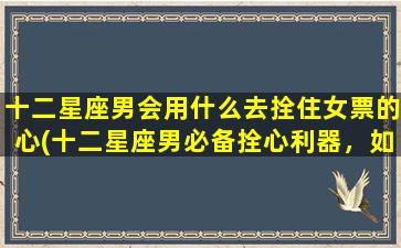 十二星座男会用什么去拴住女票的心(十二星座男必备拴心利器，如何让TA对你死心塌地30招)