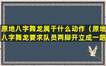 原地八字舞龙属于什么动作（原地八字舞龙要求队员两脚开立成一路纵队站立）