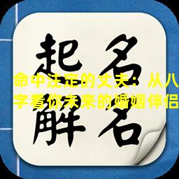 命中注定的丈夫：从八字看你未来的婚姻伴侣