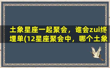 土象星座一起聚会，谁会zui终埋单(12星座聚会中，哪个土象星座zui容易成为“埋单”一方？)