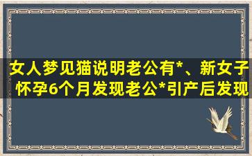 女人梦见猫说明老公有*、新女子怀孕6个月发现老公*引产后发现对方*怎么回事