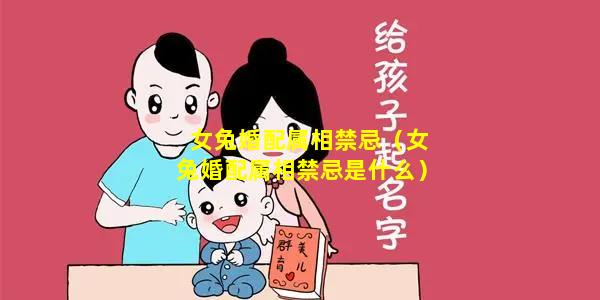 女兔婚配属相禁忌（女兔婚配属相禁忌是什么）