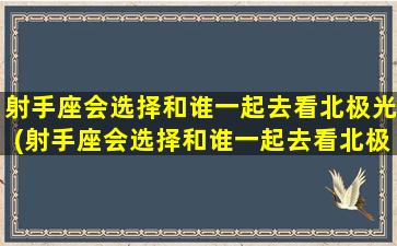 射手座会选择和谁一起去看北极光(射手座会选择和谁一起去看北极光吗）