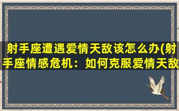 射手座遭遇爱情天敌该怎么办(射手座情感危机：如何克服爱情天敌？)