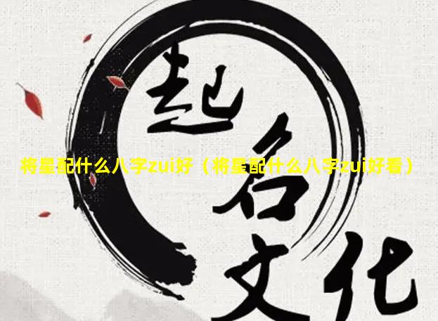 将星配什么八字zui好（将星配什么八字zui好看）