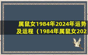 属鼠女1984年2024年运势及运程（1984年属鼠女2023年运势及运程每月运程）