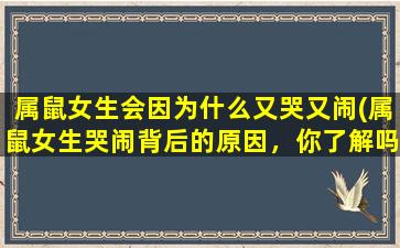 属鼠女生会因为什么又哭又闹(属鼠女生哭闹背后的原因，你了解吗？)