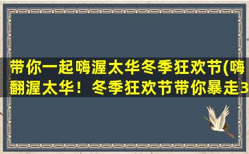 带你一起嗨渥太华冬季狂欢节(嗨翻渥太华！冬季狂欢节带你暴走30天)