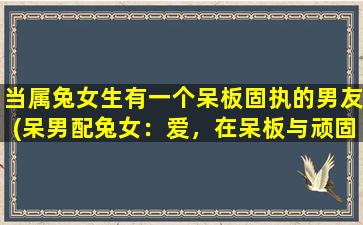 当属兔女生有一个呆板固执的男友(呆男配兔女：爱，在呆板与顽固之间。)