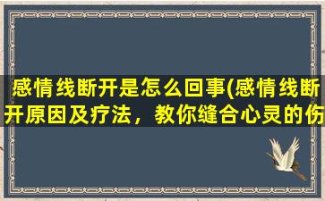 感情线断开是怎么回事(感情线断开原因及疗法，教你缝合心灵的伤口)