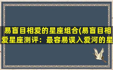 易盲目相爱的星座组合(易盲目相爱星座测评：最容易误入爱河的星座组合一览)