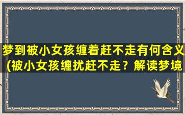 梦到被小女孩缠着赶不走有何含义(被小女孩缠扰赶不走？解读梦境中的含义)