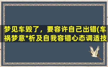 梦见车毁了，要容许自己出错(车祸梦意*析及自我容错心态调适技巧)