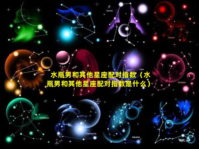 水瓶男和其他星座配对指数（水瓶男和其他星座配对指数是什么）