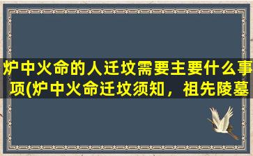 炉中火命的人迁坟需要主要什么事项(炉中火命迁坟须知，祖先陵墓有何要求？)