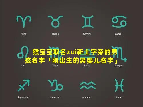 猴宝宝取名zui新土字旁的男孩名字「刚出生的男婴儿名字」