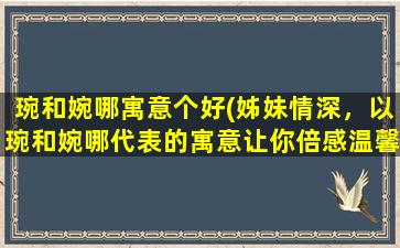 琬和婉哪寓意个好(姊妹情深，以琬和婉哪代表的寓意让你倍感温馨)