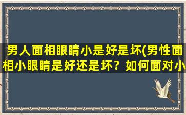 男人面相眼睛小是好是坏(男性面相小眼睛是好还是坏？如何面对小眼睛的优缺点？)