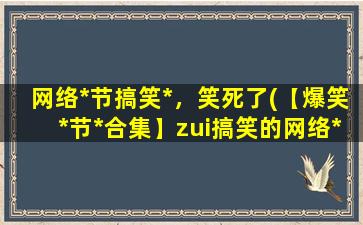 网络*节搞笑*，笑死了(【爆笑*节*合集】zui搞笑的网络*节祝福！)