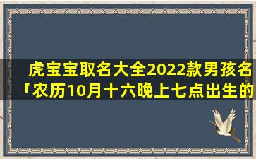 虎宝宝取名大全2022款男孩名「农历10月十六晚上七点出生的女宝宝张姓，取名张文琦好听吗」