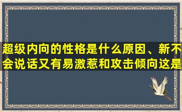 超级内向的性格是什么原因、新不会说话又有易激惹和攻击倾向这是一种什么样的人格